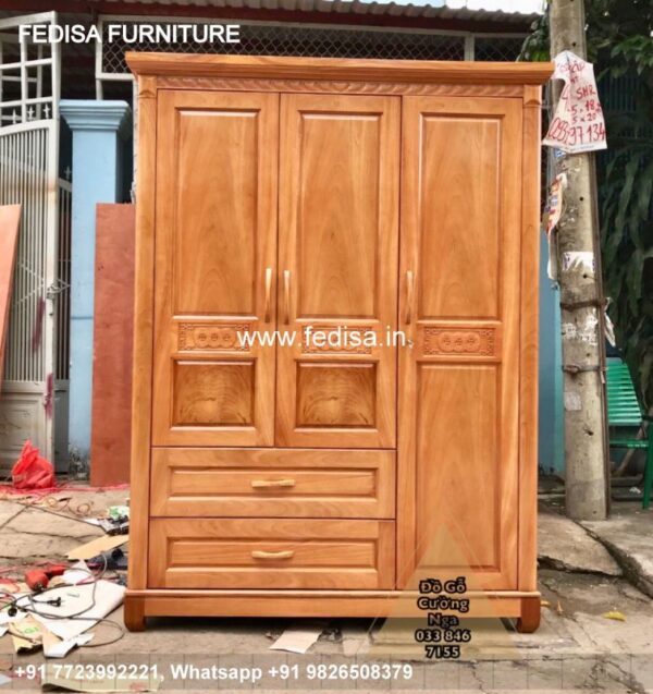 Wooden Wardrobe Design wooden Almirah Design Model No - 0042