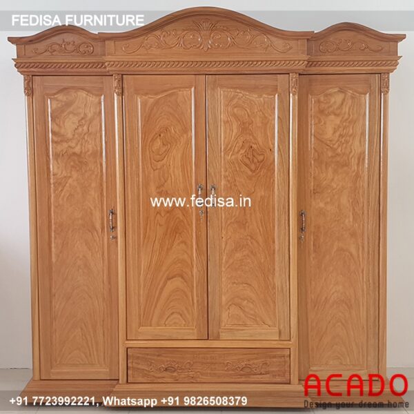 Wooden Wardrobe Design wooden Almirah Design Model No - 0043