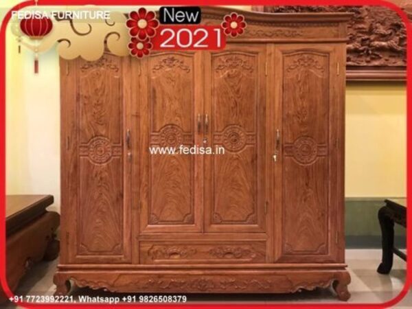 Wooden Wardrobe Design wooden Almirah Design Model No - 0117