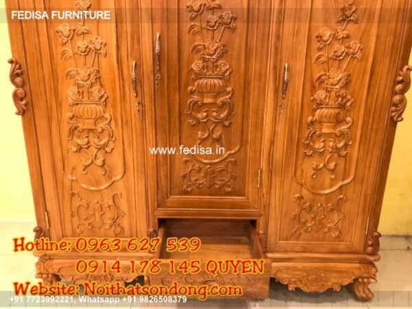 Wooden Wardrobe Design wooden Almirah Design Model No - 0196