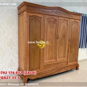 Wooden Wardrobe Design wooden Almirah Design Model No - 0256