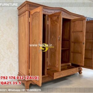 Wooden Wardrobe Design wooden Almirah Design Model No - 0257