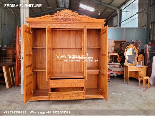 Wooden Wardrobe Design wooden Almirah Design Model No - 0394