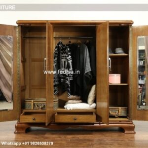 Wooden Wardrobe Design wooden Almirah Design Model No - 1418