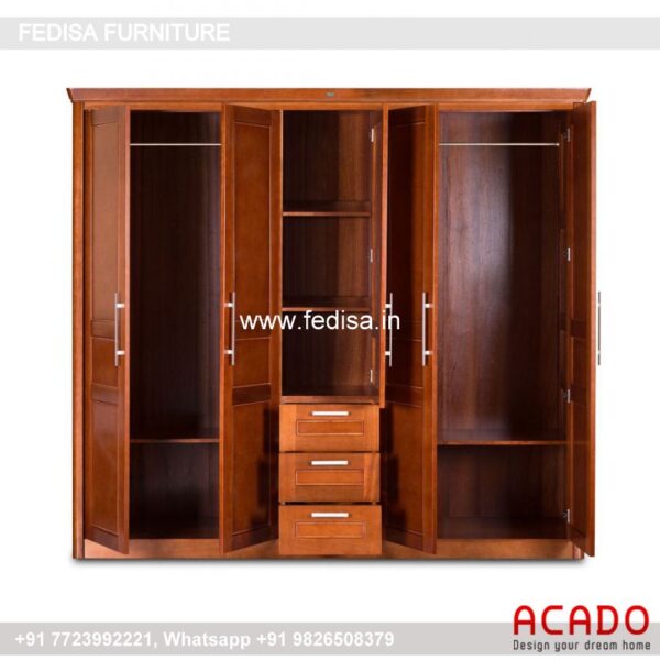 Wooden Wardrobe Design wooden Almirah Design Model No - 2704