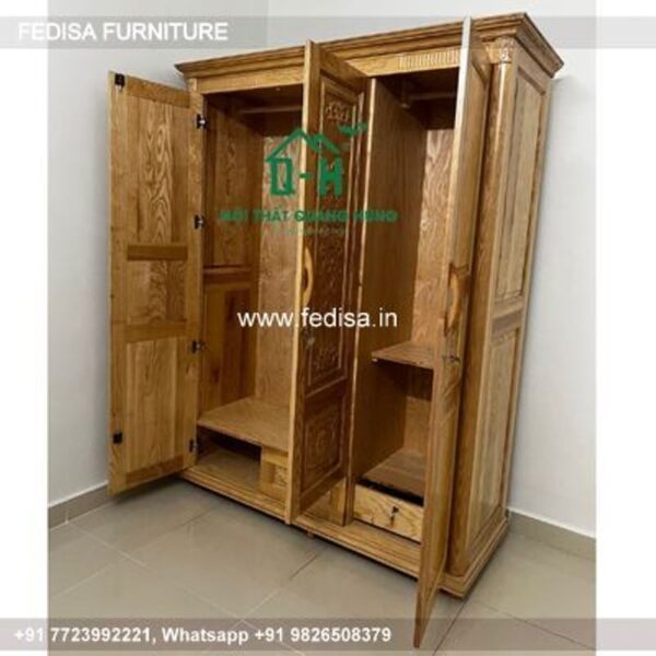 Wooden Wardrobe Design wooden Almirah Design Model No - 2718