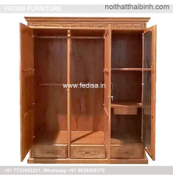 Wooden Wardrobe Design wooden Almirah Design Model No - 2719