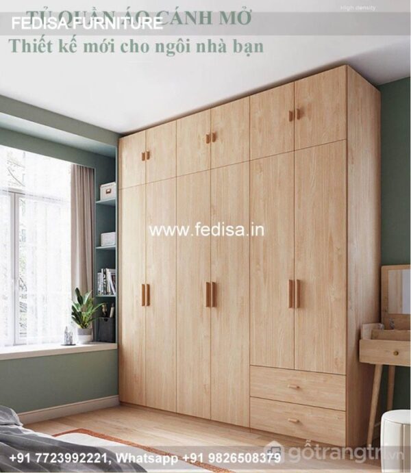 Wooden Wardrobe Design wooden Almirah Design Model No - 2734