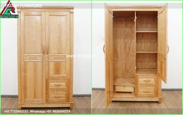 Wooden Wardrobe Design wooden Almirah Design Model No - 2814