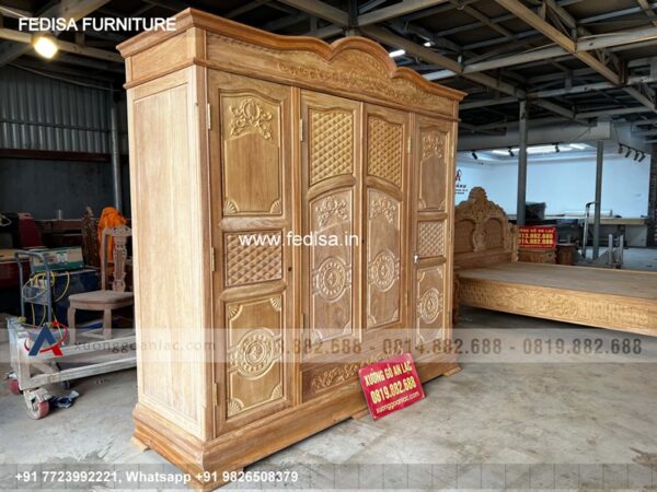 Wooden Wardrobe Design wooden Almirah Design Model No - 2818