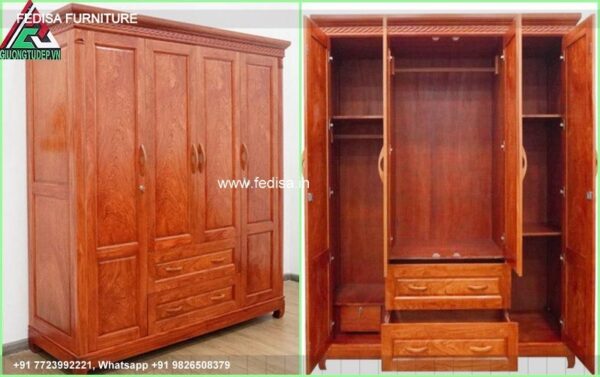 Wooden Wardrobe Design wooden Almirah Design Model No - 2877