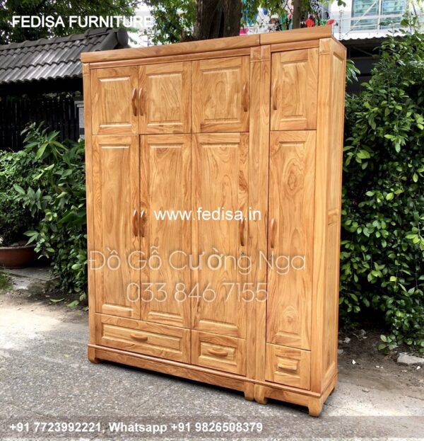 Wooden Wardrobe Design wooden Almirah Design Model No - 2974