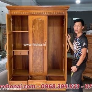 Wooden Wardrobe Design wooden Almirah Design Model No - 3062