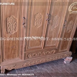 Wooden Wardrobe Design wooden Almirah Design Model No - 3184