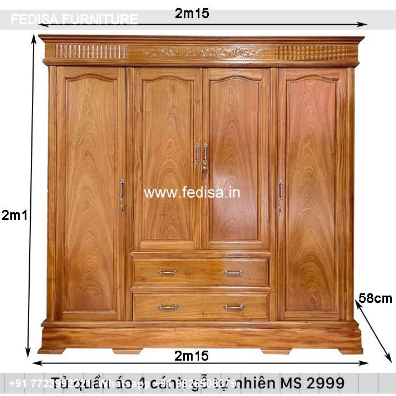 Wooden Wardrobe Design wooden Almirah Design Model No - 3308