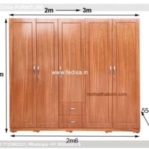 Wooden Wardrobe Design wooden Almirah Design Model No - 3309