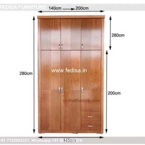 Wooden Wardrobe Design wooden Almirah Design Model No - 3311