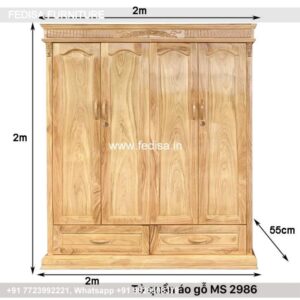 Wooden Wardrobe Design wooden Almirah Design Model No - 3325
