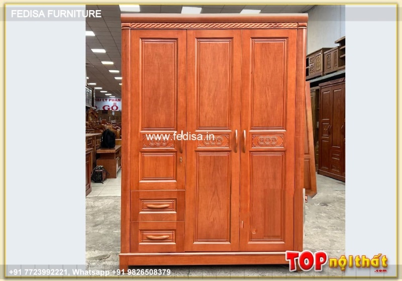 Wooden Wardrobe Design wooden Almirah Design Model No - 3407