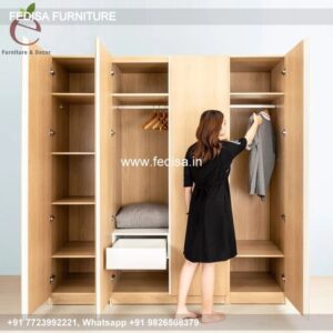 Wooden Wardrobe Design wooden Almirah Design Model No - 3497