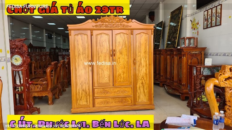 Wooden Wardrobe Design wooden Almirah Design Model No - 3589