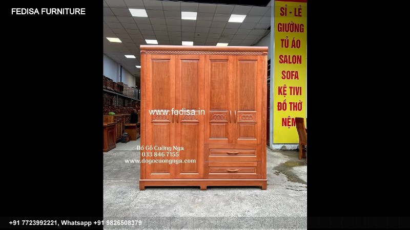Wooden Wardrobe Design wooden Almirah Design Model No - 3591