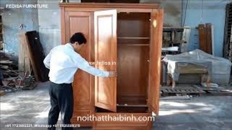 Wooden Wardrobe Design wooden Almirah Design Model No - 3702