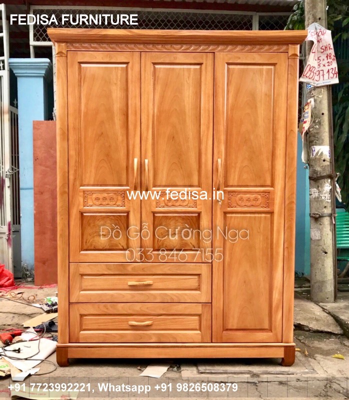 Wooden Wardrobe Design wooden Almirah Design Model No - 3736