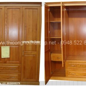 Wooden Wardrobe Design wooden Almirah Design Model No - 3744