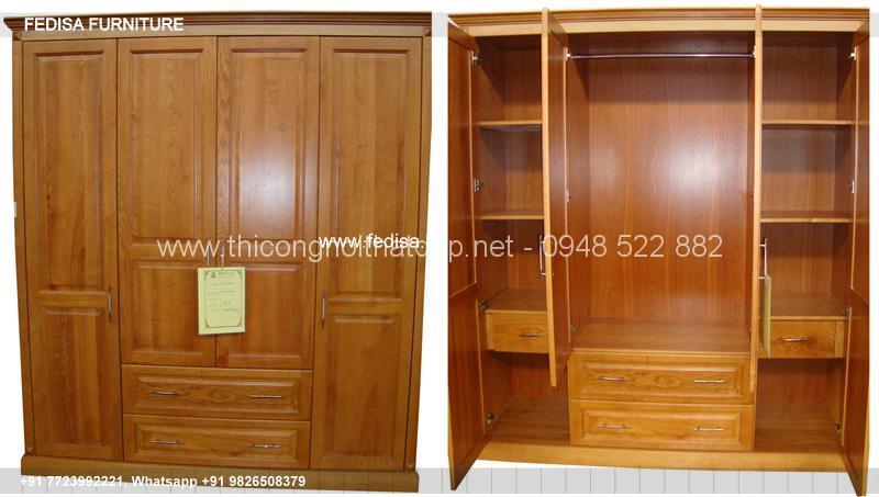 Wooden Wardrobe Design wooden Almirah Design Model No - 3744