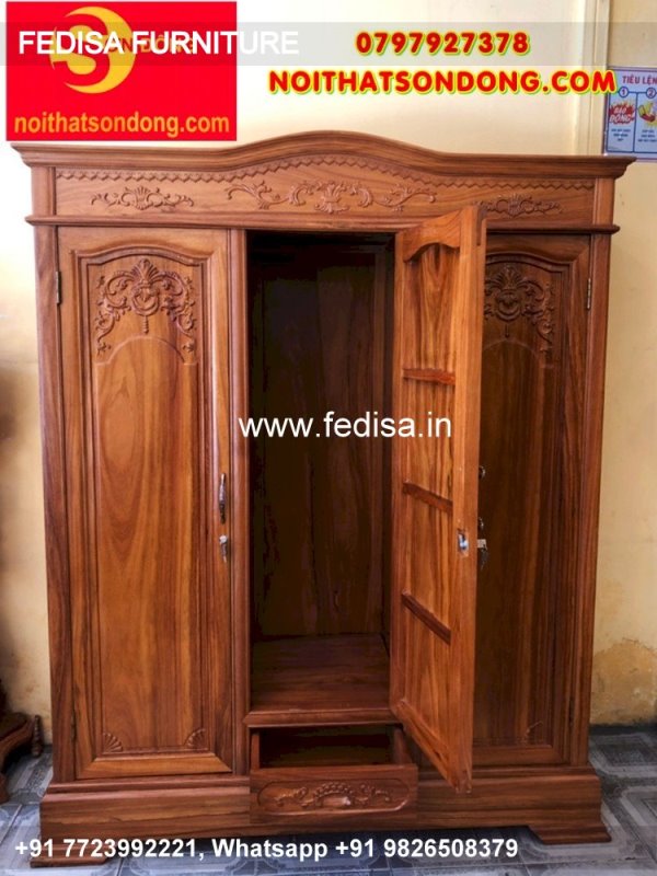 Wooden Wardrobe Design wooden Almirah Design Model No - 3748