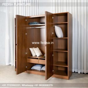 Wooden Wardrobe Design wooden Almirah Design Model No - 3754