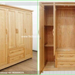 Wooden Wardrobe Design wooden Almirah Design Model No - 3784