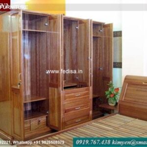 Wooden Wardrobe Design wooden Almirah Design Model No - 3812