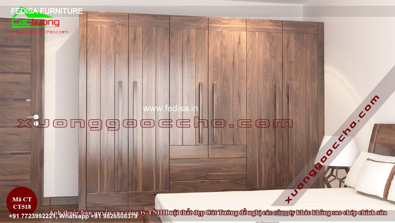 Wooden Wardrobe Design wooden Almirah Design Model No - 4009