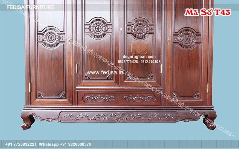 Wooden Wardrobe Design wooden Almirah Design Model No - 4327