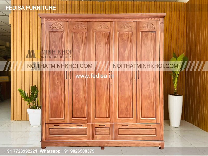 Wooden Wardrobe Design wooden Almirah Design Model No - 4496