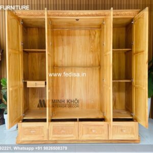 Wooden Wardrobe Design wooden Almirah Design Model No - 4517
