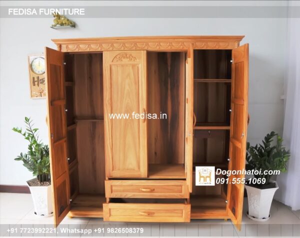 Wooden Wardrobe Design wooden Almirah Design Model No - 6010