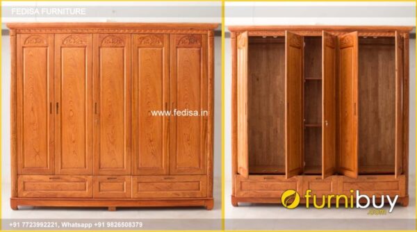 Wooden Wardrobe Design wooden Almirah Design Model No - 6105