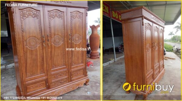 Wooden Wardrobe Design wooden Almirah Design Model No - 6140