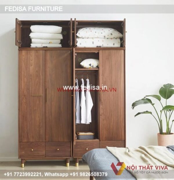 Wooden Wardrobe Design wooden Almirah Design Model No - 6200