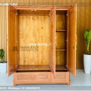 Wooden Wardrobe Design wooden Almirah Design Model No - 6901