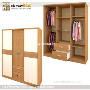 Wooden Wardrobe Design wooden Almirah Design Model No - 6933