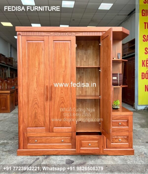 Wooden Wardrobe Design wooden Almirah Design Model No - 7918