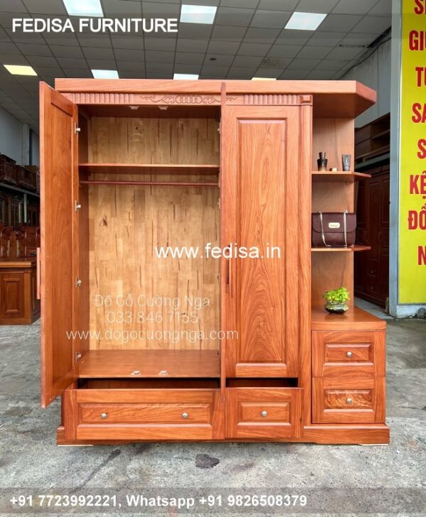 Wooden Wardrobe Design wooden Almirah Design Model No - 7919