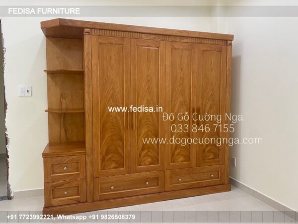 Wooden Wardrobe Design wooden Almirah Design Model No - 7924