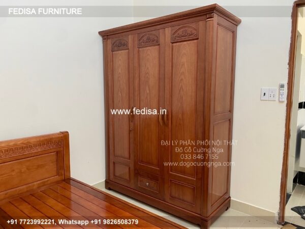 Wooden Wardrobe Design wooden Almirah Design Model No - 7988