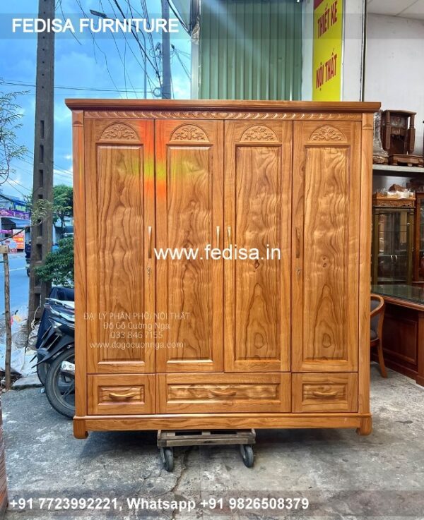 Wooden Wardrobe Design wooden Almirah Design Model No - 7990