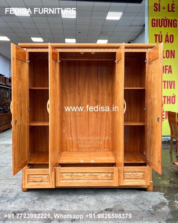 Wooden Wardrobe Design wooden Almirah Design Model No - 7992